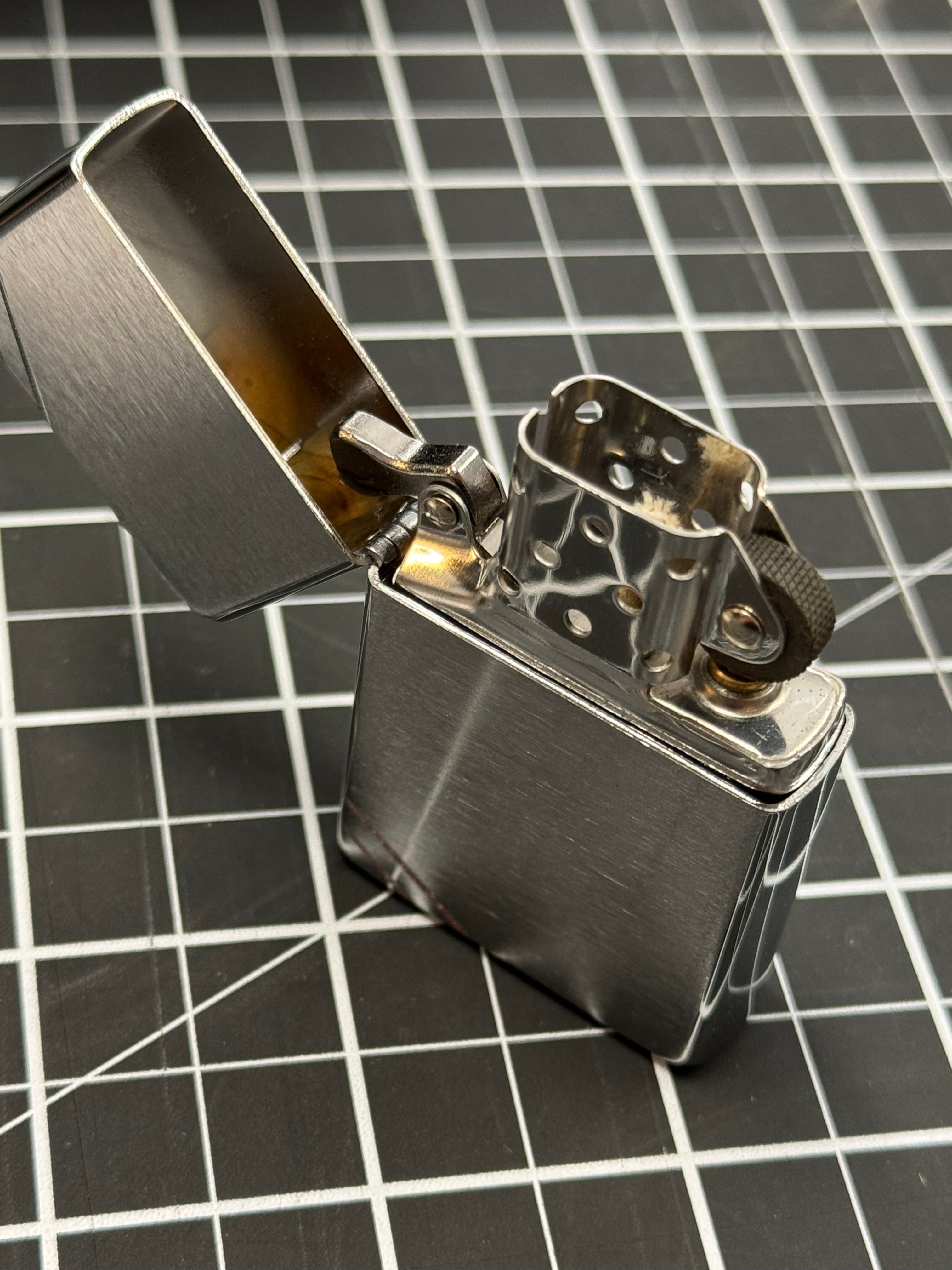 Zorro Diagonal Line - Brushed Chrome