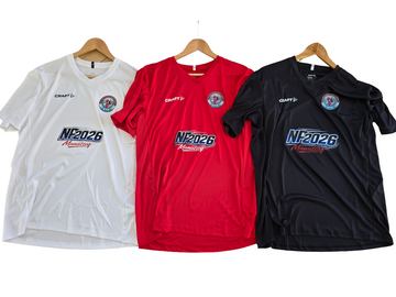 KVK 3 STK T-Shirts Hvid, Rød, Sort