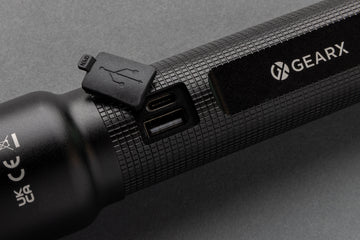 Heavy duty lommelygte i RCS aluminium USB opladelig
